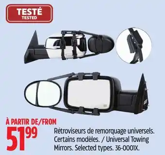 Canadian Tire K-Source Universal Towing Mirrors offer