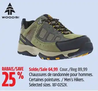 Canadian Tire Woods Men's Hikers offer