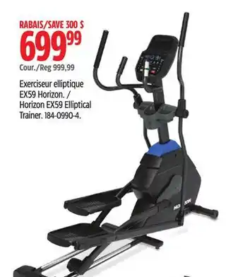 Canadian Tire Horizon EX59 Elliptical Trainer offer