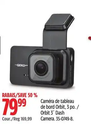 Canadian Tire myGEKOgear Orbit 3˝ Dash Camera offer