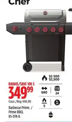 Canadian Tire MASTER Chef Prime BBQ offer
