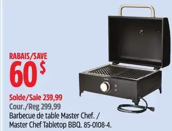 Canadian Tire Master Chef Tabletop BBQ offer