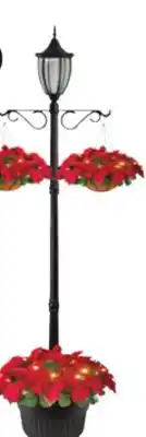 Canadian Tire Cresmont Outdoor Solar Lamp/Planter, Black offer