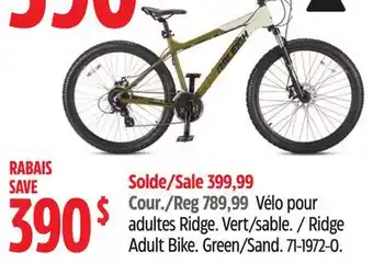 Canadian Tire Raleigh Ridge Adult Bike offer