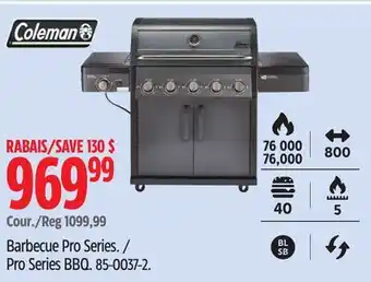 Canadian Tire Coleman Pro Series BBQ offer