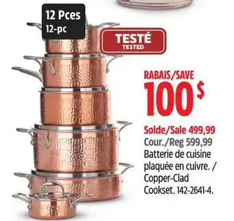 Canadian Tire Lagostina Copper-Clad Cookset offer