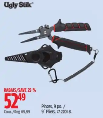 Canadian Tire Ugly Stik 9˝ Pliers offer