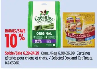 Canadian Tire VitaLife Selected Dog and Cat Treats offer