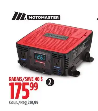 Canadian Tire MotoMaster 1500W Power Inverter With Cables offer