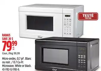 Canadian Tire Master Chef 0.7 Cu-Ft Microwave offer