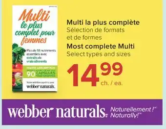Jean Coutu Most complete Multi offer