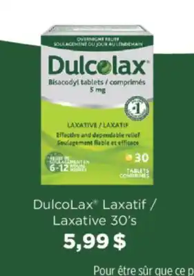 Jean Coutu DulcoLax Laxative offer