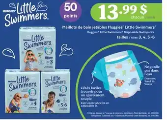 Jean Coutu HUGGIES Little Swimmers Disposable Swimpants offer