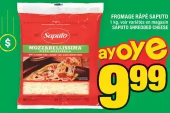 Super C FROMAGE RÂPÉ SAPUTO | SAPUTO SHREDDED CHEESE offer