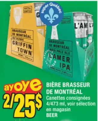 Super C BIÈRE BRASSEUR DE MONTRÉAL | BEER offer