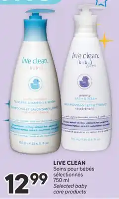 Brunet LIVE CLEAN Soins pour bébés sélectionnés offer