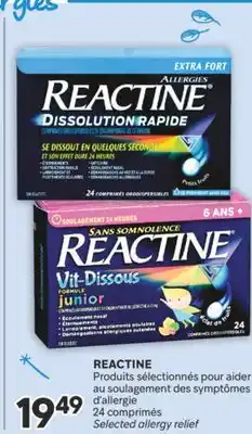 Brunet REACTINE Produits sélectionnés pour aider au soulagement des symptômes d'allergie offer