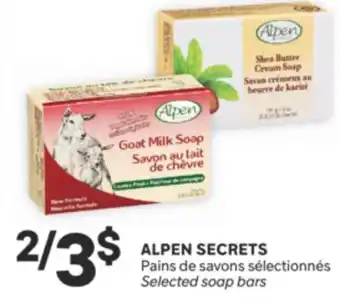 Brunet ALPEN SECRETS Pains de savons sélectionnés offer
