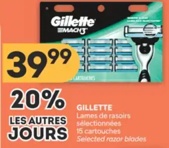 Brunet GILLETTE Lames de rasoirs sélectionnées offer