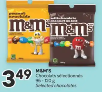 Brunet M & M'S Chocolats sélectionnés offer