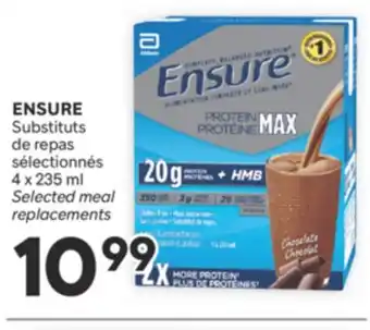 Brunet ENSURE Substituts de repas sélectionnés offer