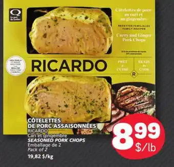 Marché Bonichoix RICARDO SEASONED PORK CHOPS offer