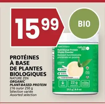 Rachelle-Bery Grocery NATURE ZEN ORGANIC PLANT-BASED PROTEIN offer