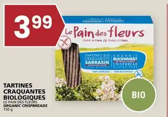 Rachelle-Bery Grocery LE PAIN DES FLEURS ORGANIC CRISPBREADS offer