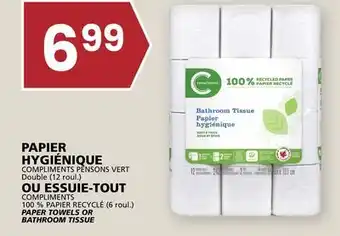 Rachelle-Bery Grocery COMPLIMENTS PAPER TOWELS OR BATHROOM TISSUE offer
