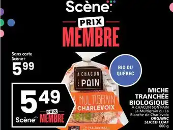 Rachelle-Bery Grocery ORGANIC SLICED LOAF offer