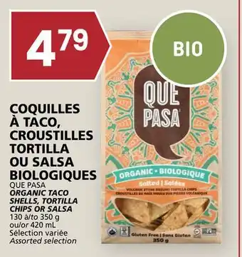 Rachelle-Bery Grocery QUE PASA ORGANIC TACO SHELLS, TORTILLA CHIPS OR SALSA offer
