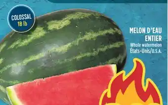 Marché Adonis MELON D'EAU ENTIER offer