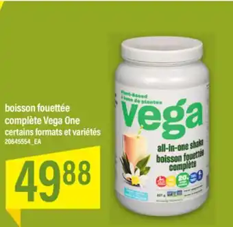 Maxi BOISSON FOUETTÉE COMPLÈTE VEGA ONE offer