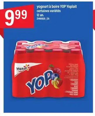 Maxi YOGOURT À BOIRE YOP YOPLAIT, 12 un offer