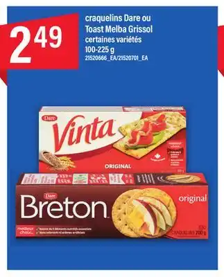 Maxi CRAQUELINS DARE OU TOAST MELBA GRISSOL, 100-225 g offer