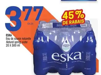 Uniprix ESKA Eau de source naturelle / Natural spring water offer