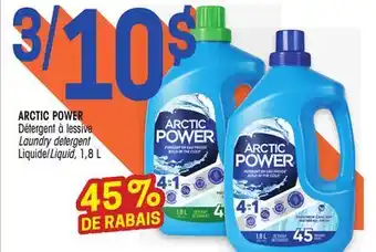 Uniprix ARCTIC POWER Détergent à lessive/Laundry detergent, Liquide/Liquid offer