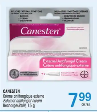 Uniprix CANESTEN Crème antifongique externe/External antifungal cream Recharge/Refill offer