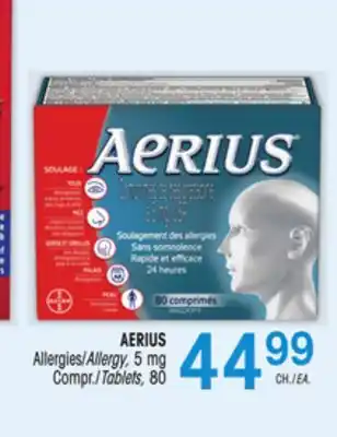 Uniprix AERIUS Allergies/Allergy, 5 mg Compr./Tablets offer