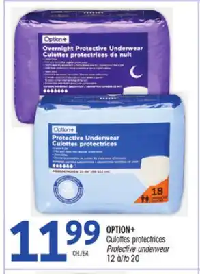 Uniprix OPTION+ Culottes protectrices/ Protective underwear offer