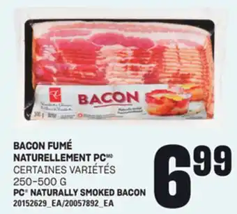Provigo BACON FUMÉ NATURELLEMENT PC, 250-500 G offer