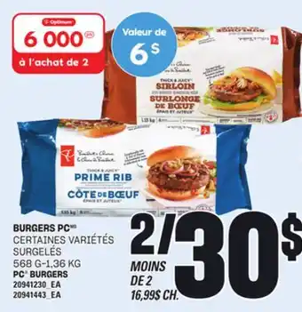 Provigo BURGERS PC offer
