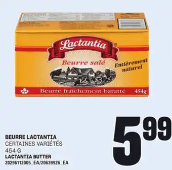 Provigo BEURRE LACTANTIA, 454 G offer