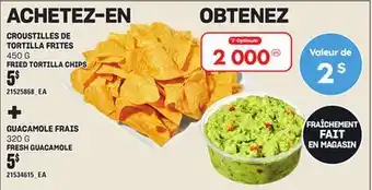 Provigo CROUSTILLES DE TORTILLA FRITES, 450g offer