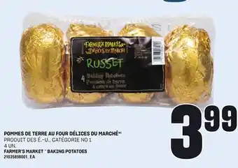 Provigo POMMES DE TERRE AU FOUR DÉLICES DU MARCHÉ, 4 UN offer