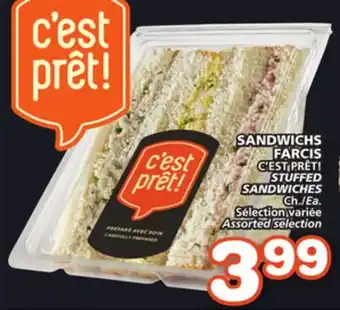 Marches Tradition C'EST PRÊT! STUFFED SANDWICHES offer