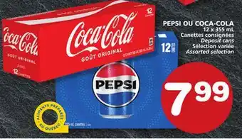 Marches Tradition PEPSI OU COCA-COLA offer