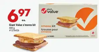 Giant Tiger Giant Value s'mores kit offer