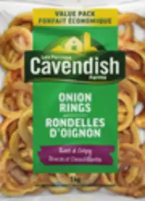 Giant Tiger Cavendish onion rings offer