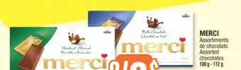 Jean Coutu MERCI Assorted chocolates offer